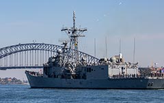 HMAS Melbourne last Australian FFG